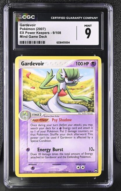 2007 Pokemon EX Power Keepers #9/108 Gardevoir Mind Game Deck CGC 9