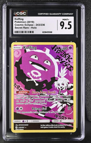 2019 Pokemon Cosmic Eclipse #243/236 Koffing Holo CGC 9.5