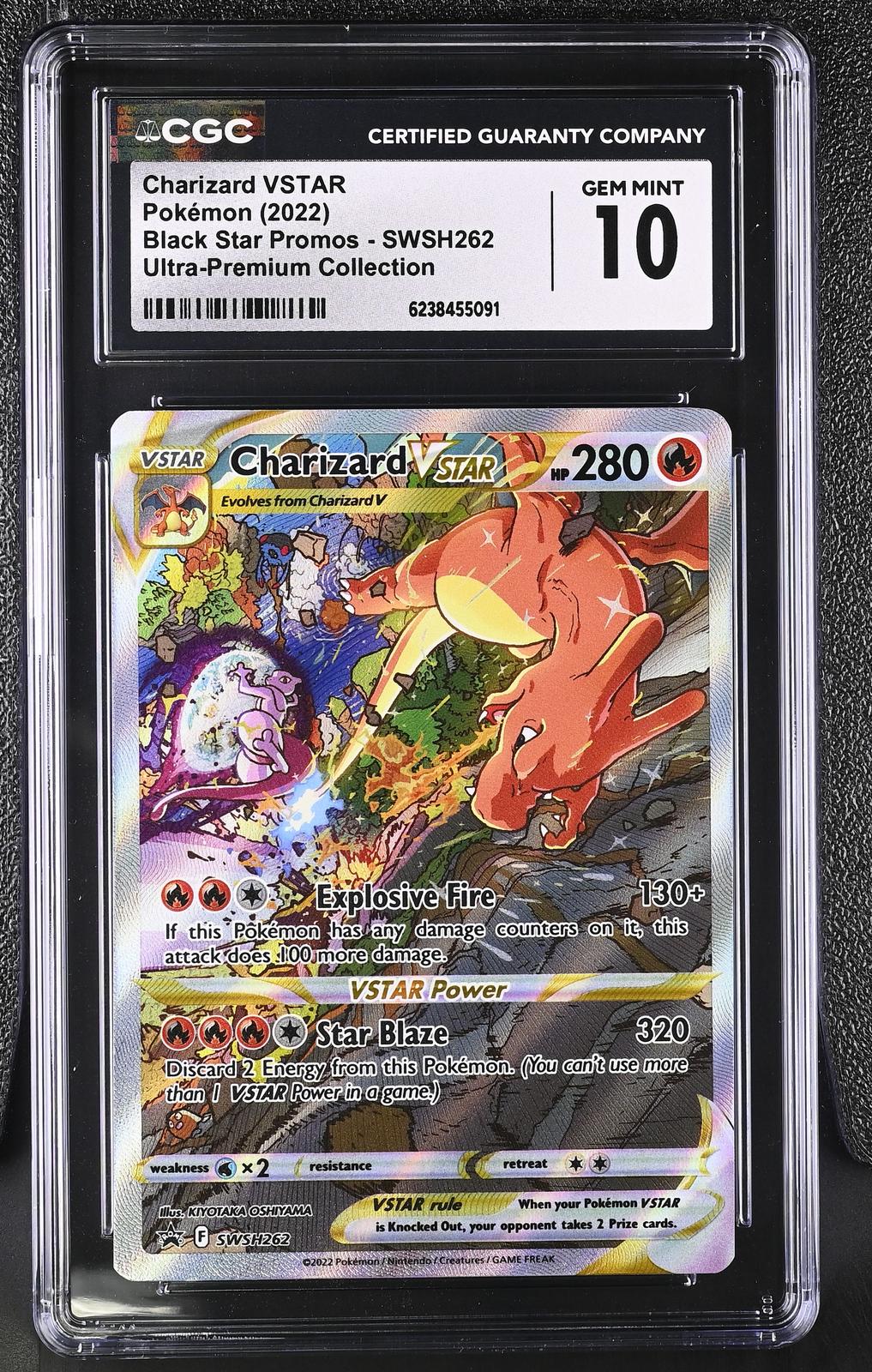 2022 Pokemon Black Star Promos #SWSH262 Charizard VSTAR CGC 10