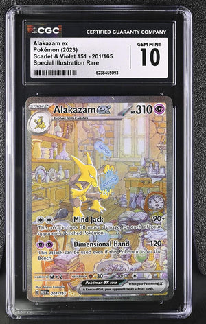 2023 Pokemon Scarlet & Violet 151 #201/165 Alakazam ex CGC 10