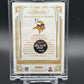 2023 Panini Flawless Adrian Peterson Dual Patch Auto Platinum Black Box 1/1