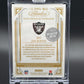 2023 Panini Flawless #DPA-BJA Bo Jackson Dual Patch Auto Platinum White Box 1/1