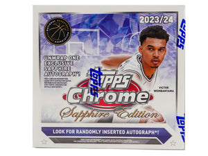 2023/24 Topps Chrome Sapphire Edition Basketball Box