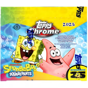 SpongeBob Chrome 25th Anniversary Hobby Pack (Topps 2025)