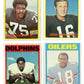 1972 TOPPS FOOTBALL LOW NUMBER SET BREAK BOX– 10 CARDS PER BOX!