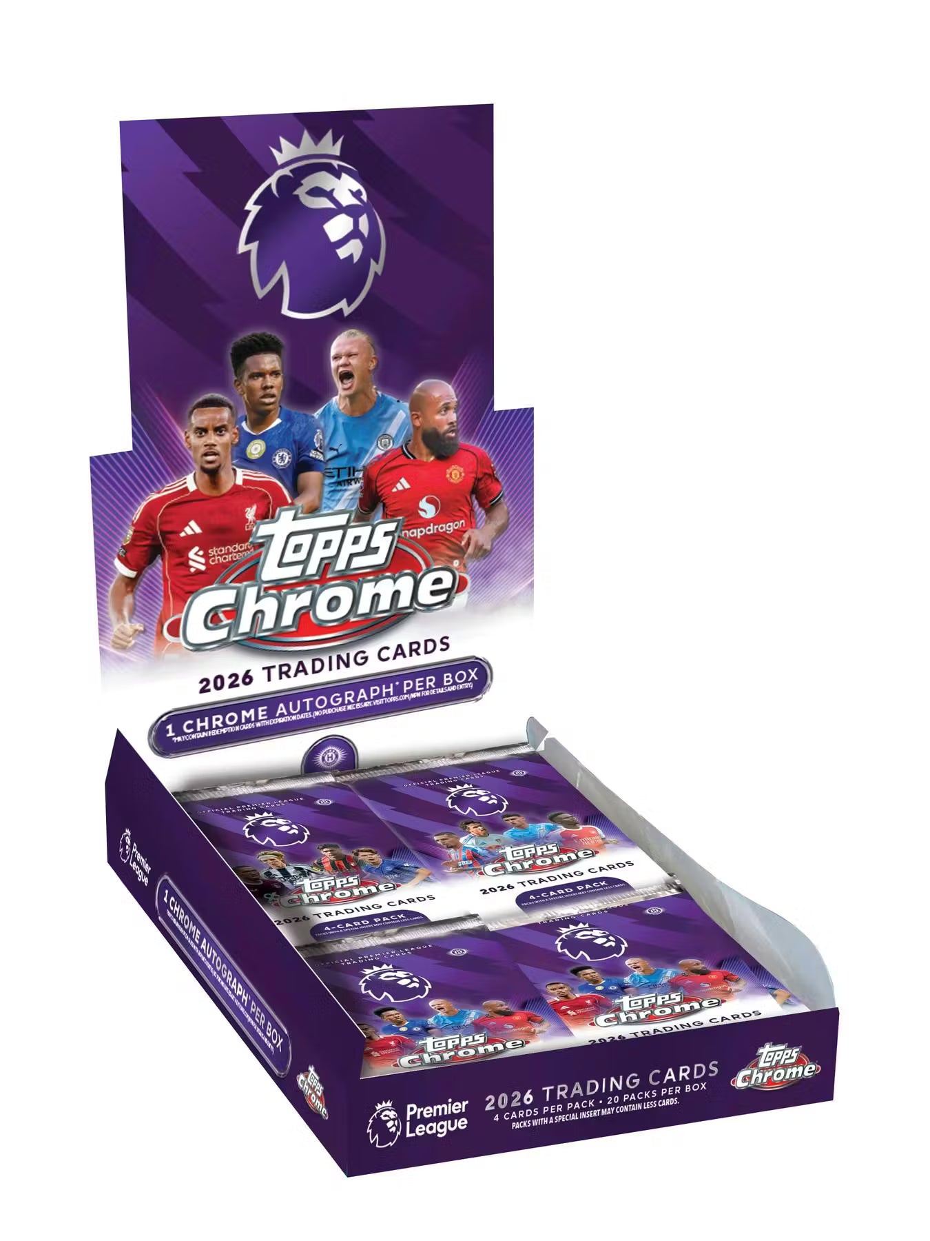 2026 Topps Chrome Premier League EPL Soccer Hobby Box