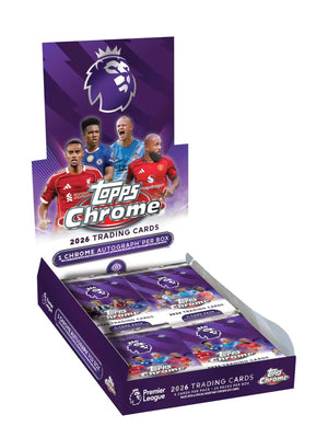 2026 Topps Chrome Premier League EPL Soccer Hobby Box