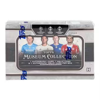 2025/26 Topps UEFA Club Competitions Museum Collection Soccer Hobby Box