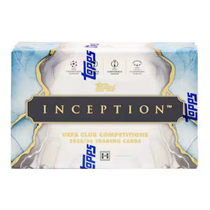 2025/26 Topps Inception UEFA Club Competitions Soccer Hobby Box