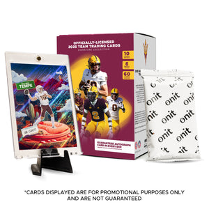 Arizona State University Football 2025 Trading Cards - Platinum Box (Guaranteed Autograph)