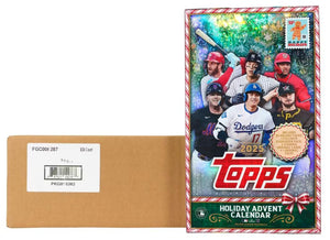 2025 Topps Holiday Baseball Advent Calendar Case (8 Boxes)