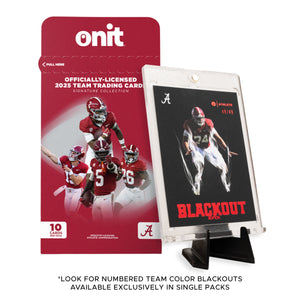 University of Alabama Football 2025 Trading Cards - Single Pack