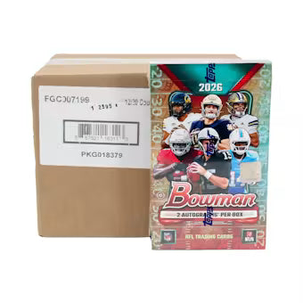 2026 Bowman Football Hobby 12-Box Case