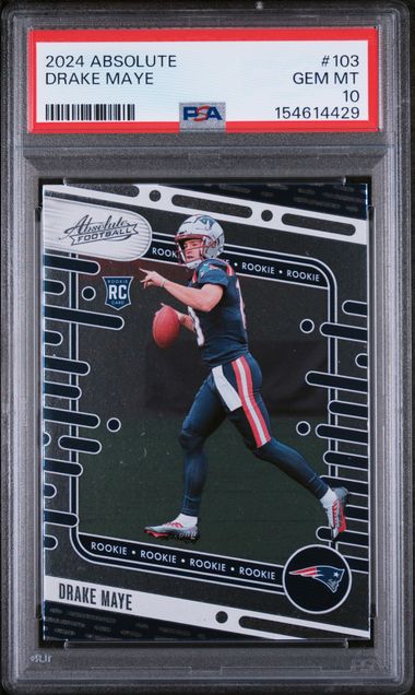 2024 PANINI ABSOLUTE #103 DRAKE MAYE PSA 10