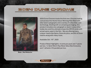 Dune Chrome 7-Pack Blaster Box (Topps 2024) (Presell)