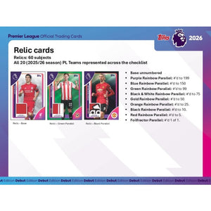 2025/26 Topps Premier League EPL Soccer Hobby Box