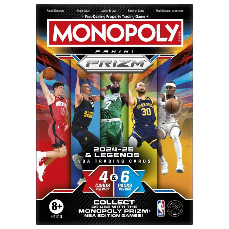 2024/25 Panini Prizm Monopoly Basketball 6-Pack Blaster Box