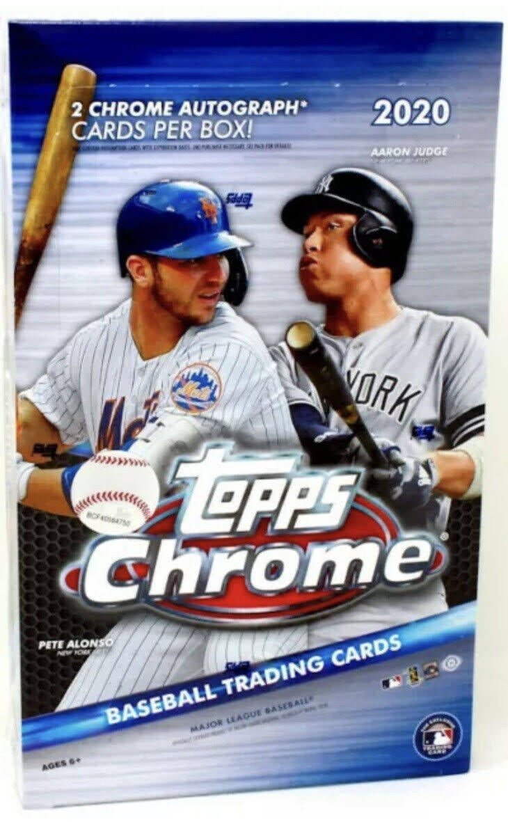 2020 Topps Chrome Baseball Hobby Box