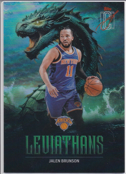 Topps 2025 Signature Class SSP Case Hit Jalen Brunson Leviathan LEV-4