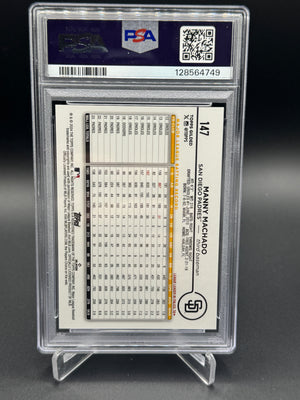 2024 Topps Gilded #147 Manny Machado Gold Electroplate Refractor /5 PSA 10