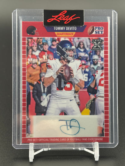 2023 Leaf Pro Set Tommy Devito Rookie Auto /246