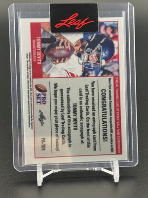 2023 Leaf Pro Set Tommy Devito Rookie Auto /246