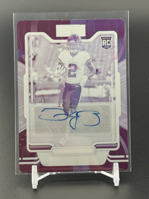 2021 Panini Playbook #125 Dyami Brown Signatures Printing Plate Magenta 1/1