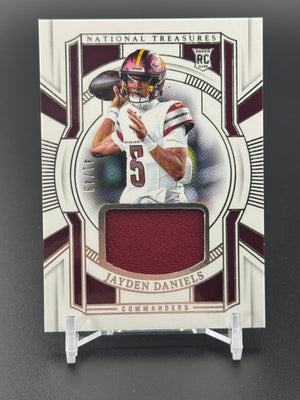 2024 National Treasures #FT-JDS Jayden Daniels Franchise Treasures #/49 PC