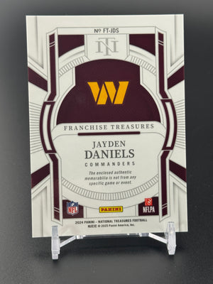 2024 National Treasures #FT-JDS Jayden Daniels Franchise Treasures #/49 PC