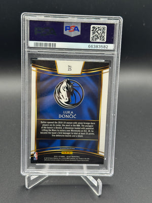2018-19 Panini Select #25 Luka Doncic Rookie RC PSA 9