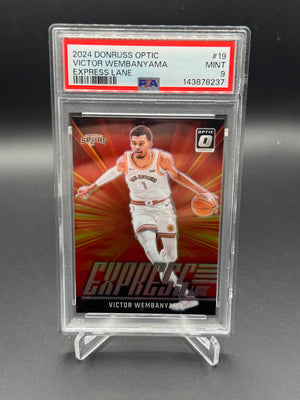 2024-25 Donruss Optic #19 Victor Wembanyama Express Lane PSA 9