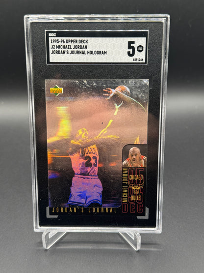 1996-97 Upper Deck Jordan's Journal #J2 Michael Jordan SGC 5