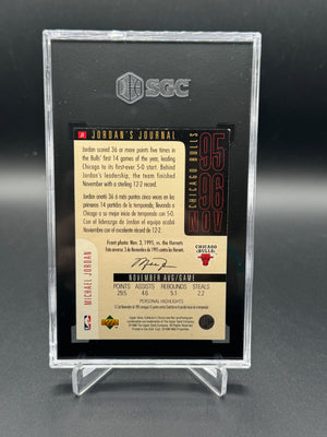 1996-97 Upper Deck Jordan's Journal Hologram #J1 Michael Jordan SGC 5