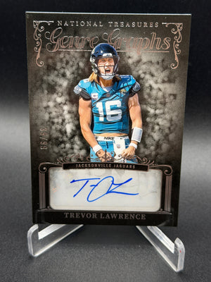 2025 Panini National Treasures #GG-TLE Trevor Lawrence Genre Graphs 39/99