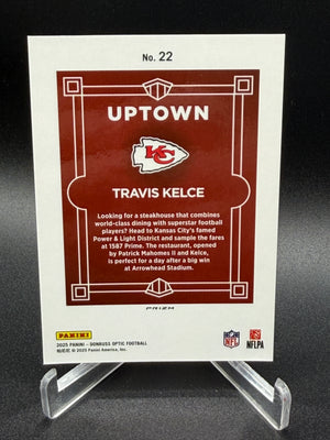 2025 Donruss Optic #22 Travis Kelce Uptown