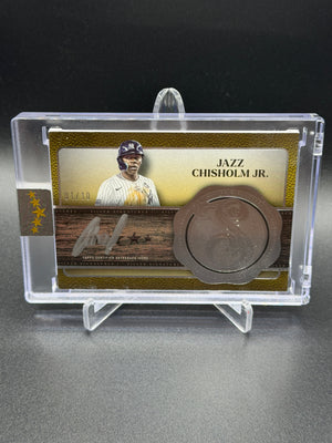 2025 Topps Five Star #FSS-JC Jazz Chisholm Jr. Silver Signatures Gold #/10