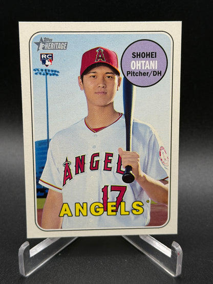 2018 Topps Heritage #600 Shohei Ohtani Rookie RC
