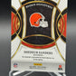 2025 Panini Select #RSI-SSS Shedeur Sanders Rookie Signatures Silver Prizm