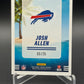2025 Panini Mosaic #11 Josh Allen Splash Mosaic White #/25