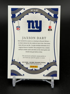 2025 Panini National Treasures #H-JDT Jaxson Dart Heirlooms #/49