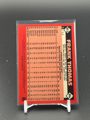2021 Topps Frank Thomas Silver Pack 1986 35th Anniversary Chrome Gold /50