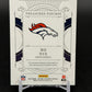 2024 Panini National Treasures #TP-BNX Bo Nix Treasured Patches #/49
