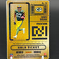2022 Contenders #132 Romeo Doubs Rookie Gold Ticket Auto /10