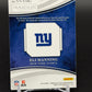 2025 Immaculate NN-EMG Eli Manning Nameplate Nobility "A" Auto /7