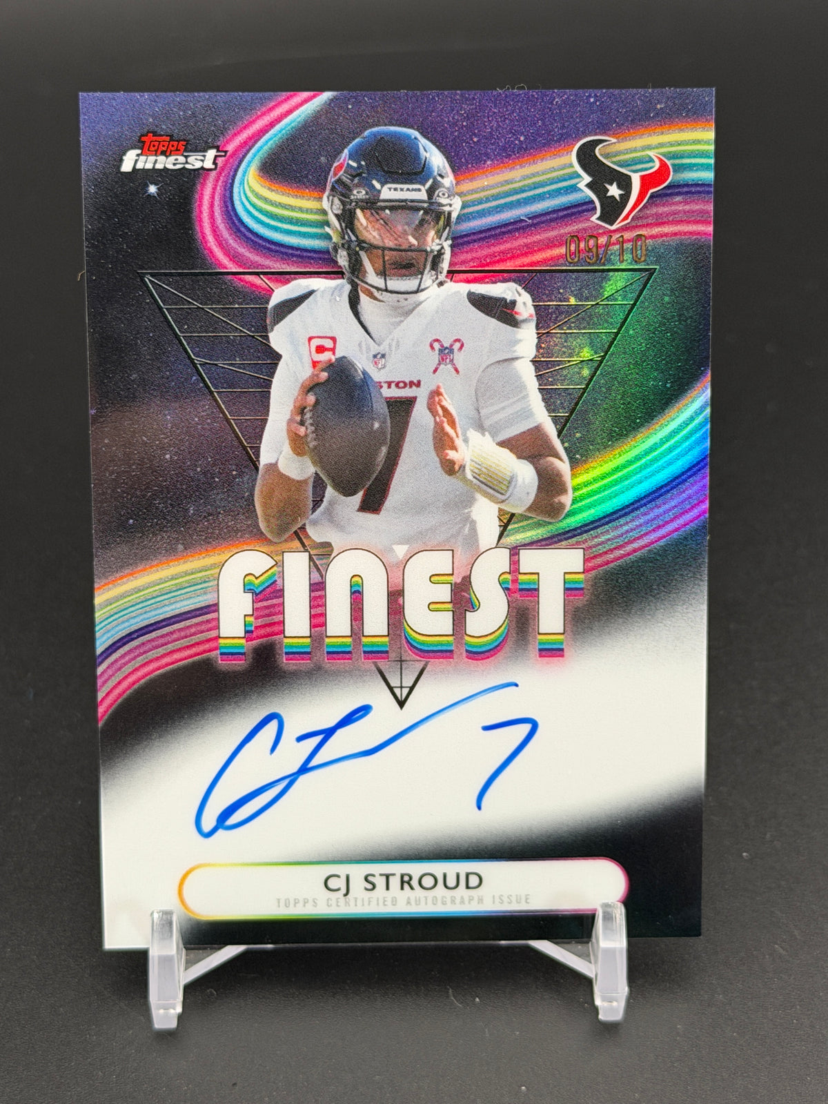 2025 Finest #FA-CJS CJ Stroud Finest Autographs Black Refractor #/10