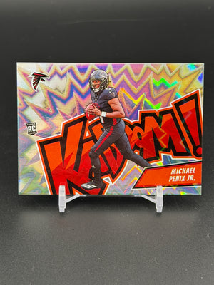 2024 Panini Absolute #14 Michael Penix Jr. Kaboom Horizontal
