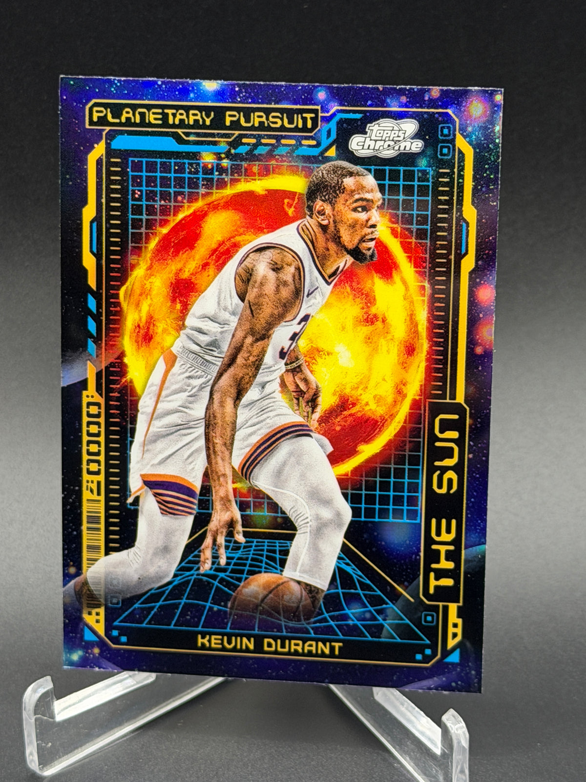 2023-24 Topps Chrome Cosmic #PPS-7 Kevin Durant Planetary Pursuit Sun