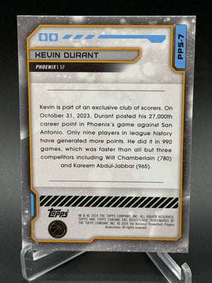 2023-24 Topps Chrome Cosmic #PPS-7 Kevin Durant Planetary Pursuit Sun