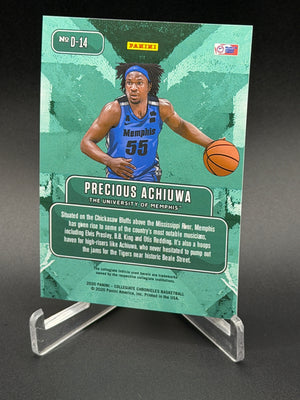 2020 Panini Prizm Draft Picks Collegiate #D-14 Precious Achiuwa Downtown