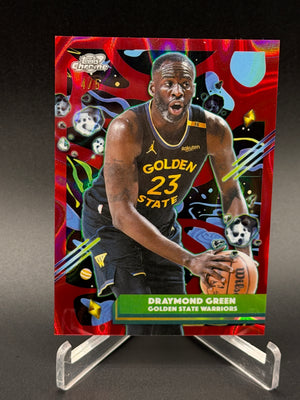 2025-26 Topps Chrome Cosmic #111 Draymond Green Red Flare Refractor #/5